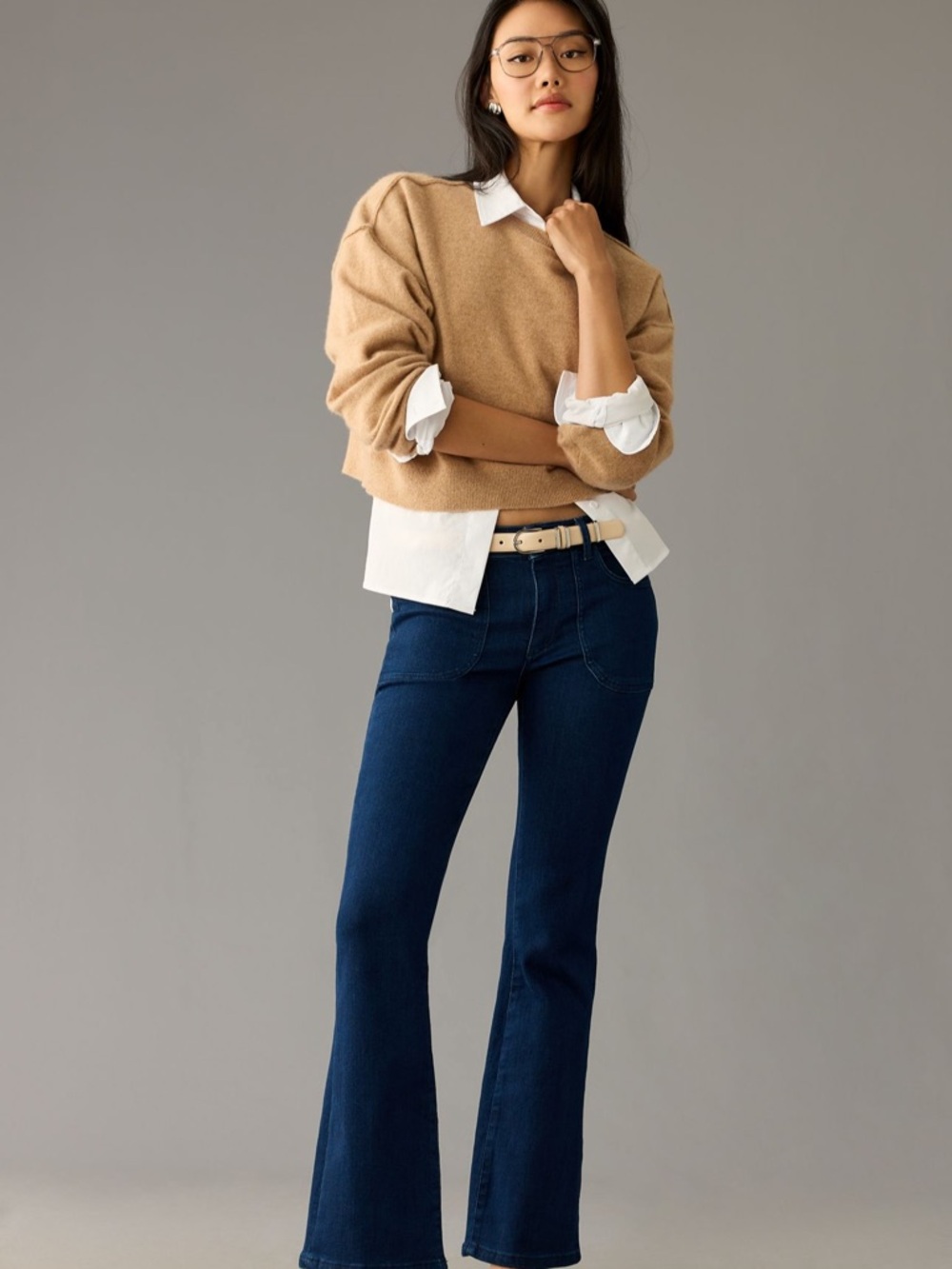 The Icon Flare Jeans by Pilcro, size 26